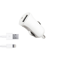 АЗУ USB 1А, дата-кабель 8-pin для Apple, Ultra MFI