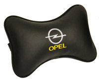 Подушка подголовник из экокожи Opel
