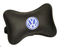 Подушка подголовник из экокожи Volkswagen