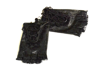 Водительские перчатки женские черные размер 6